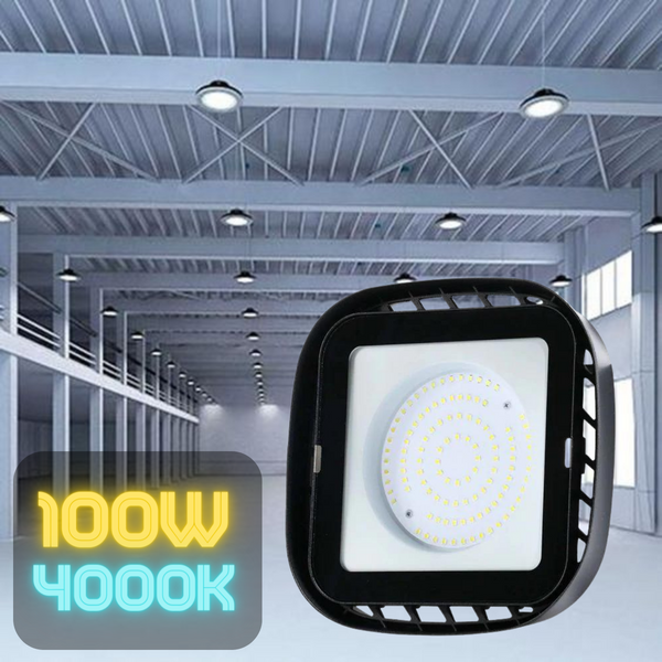 Светодиодный светильник для склада 100Вт(8700Лм), V-TAC, IP65, IK05, нейтральный белый 4000К