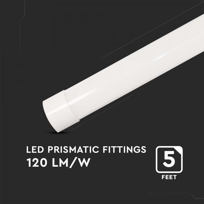 50W(6000Lm) LED lineārais gaismeklis, 150cm, V-TAC, IP20, neitrāli balta gaisma 4000K