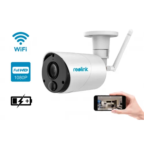 WiFi camera Reolink Argus Eco/Argus 3MP Super HD bezvadu ar iebūvētu akumulātoru