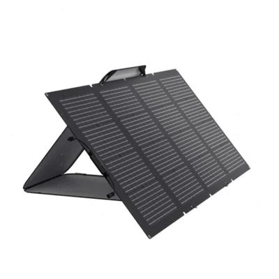 220W saules panelis savienojams ar EcoFlow uzlādes stacijām un citām iekārtām. Ērti salokāms komplektā ar somu pārnēsāšanai. Izturīgs pret ūdeni un putekļiem.