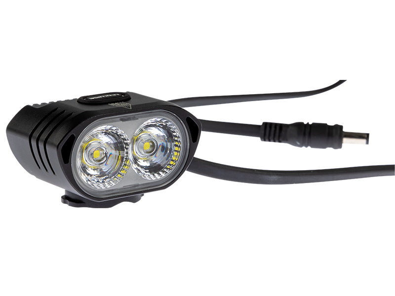 LED galvas lukturis, IPX6, 3200lm, gaismas diodes: 2x XHP50.2, akumulators: 7.2V 5200mAh ar USB-C uzlādi, dubults reflektors, darba temperatūra -28°C ... +102°C