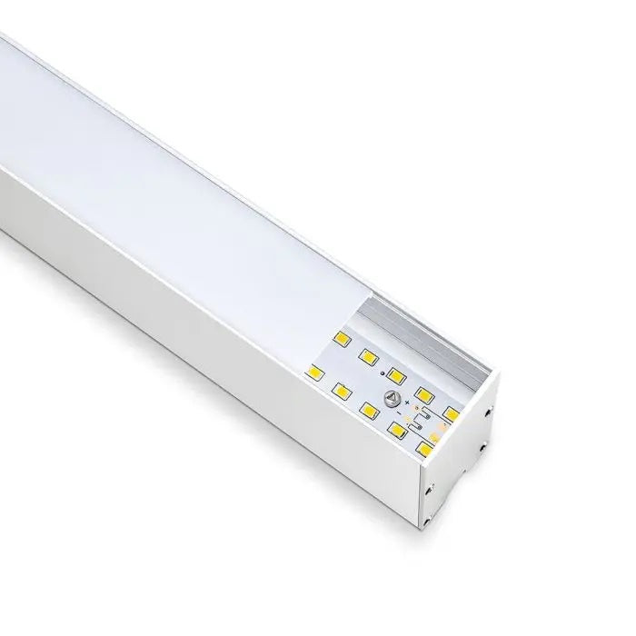 40W(3270Lm) LED iekarams lineārais gaismeklis, V-TAC SAMSUNG, IP20, balts, auksti balta gaisma 6400K
