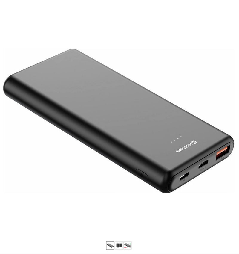 Power Banka Ārējās Uzlādes Baterija USB / USB-C / Micro USB / 20W / 10000 mAh