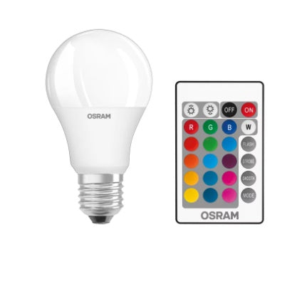 E27 9.7W(806Lm) OSRAM LED Spuldze, A60, IP20, dimmējama, silti balta gaisma 2700K