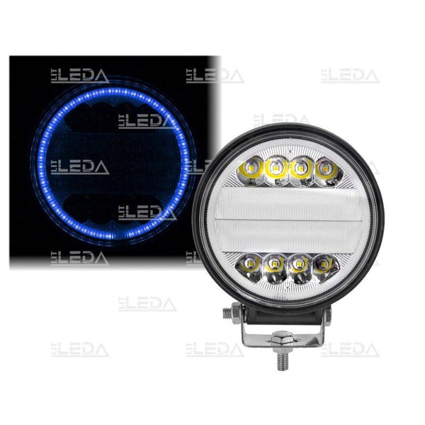 30W(2900Lm) (6x5W SMD) LED darba lukturis, combo,  IP67, auksti balta gaisma 6000K