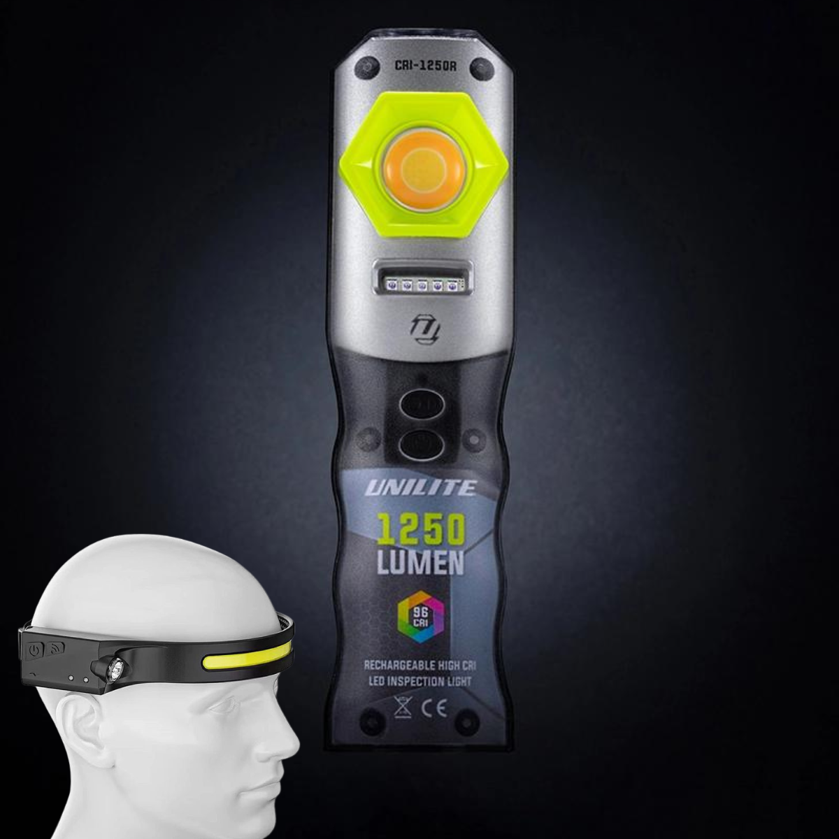 LED kabatas un galvas lukturi