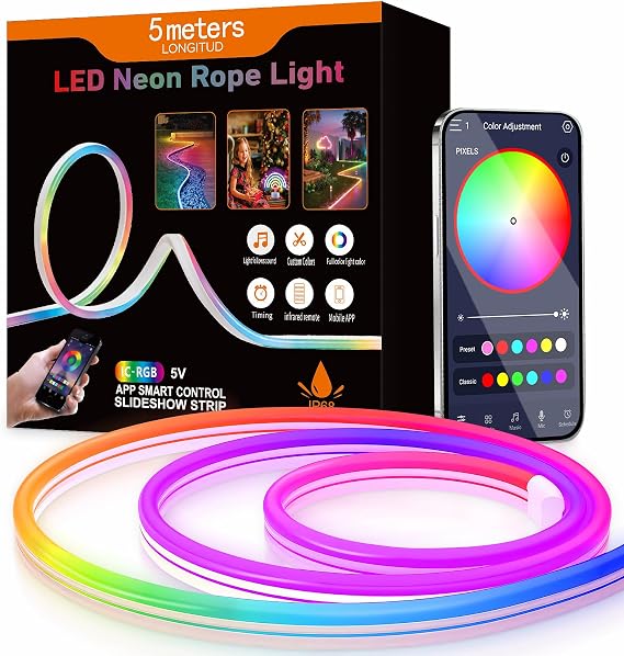 LED lentu komplekti (lente + bloks + vadība)