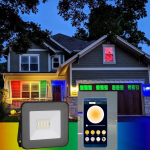 Prožektori RGB krāsainie