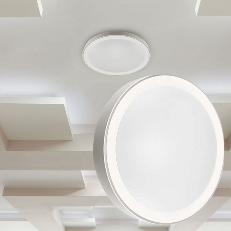 _Piegāde 10 dienas_60W(6000Lm) LED V-TAC dizaina apaļš kupola gaismeklis ar tālvadības pulti, IP20, balts, dimmējams, 3/1