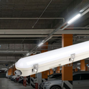 36W(4320Lm) V-TAC SAMSUNG Линейный светильник, IP65, IK07, 120см, цвет молочный, без вилки (подключение кабеля), холодный белый 6500K