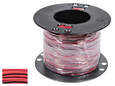 0.75 mm² red/black cable