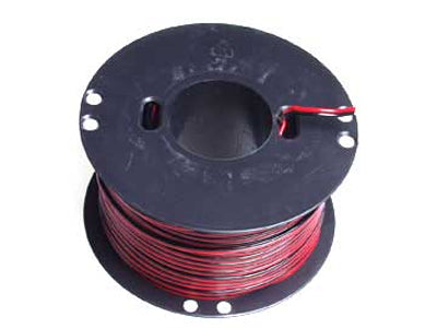 Speaker cable 2 x 1.5mm², 2 wires, red/black