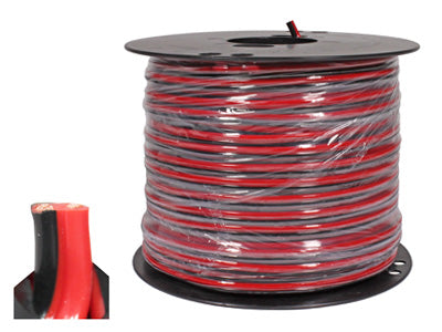 Skaļruņu kabelis 2 x 2.5mm² sarkans/melns