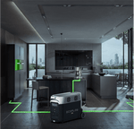 Mobil laddstation/batteri (EcoFlow DELTA PRO) batterikapacitet 3600Wh, EcoFlow