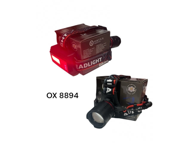 OX-8894 ORTEX galvas lukturis ar vairākiem režīmiem