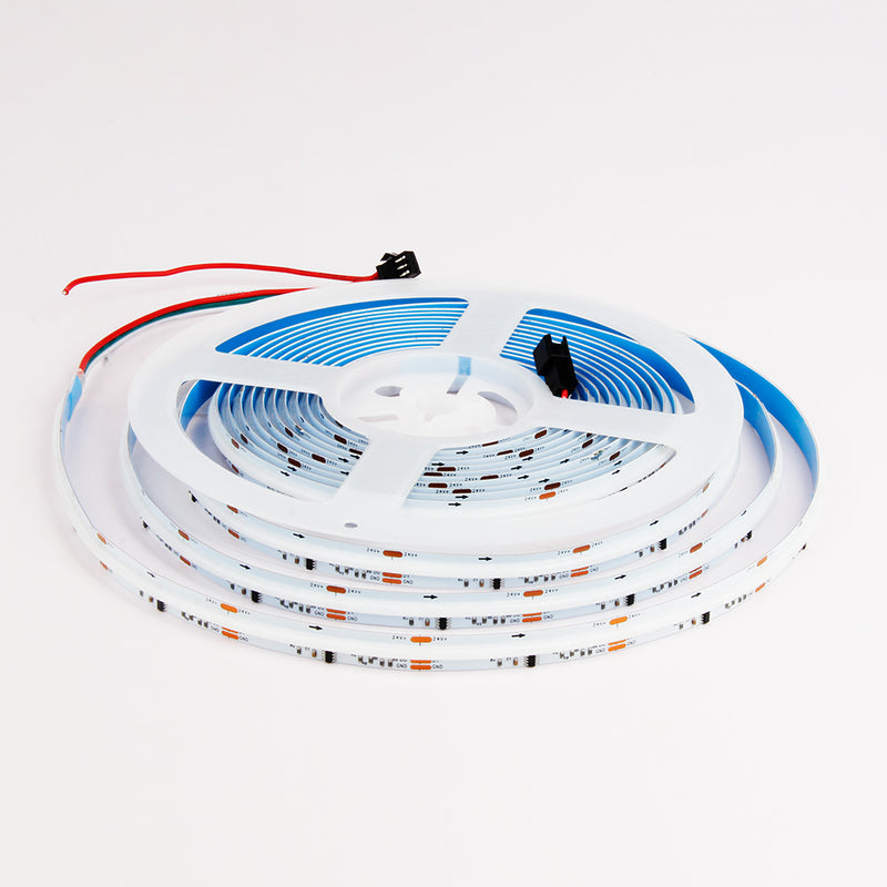 Cena par 1m_27W/m COB-RGB SPI led lenta DC24V IP20