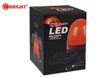 C-BRIGHT 12-24V 80 LED beacon, magnet mount, IP56, ECE R10, 142x172mm,