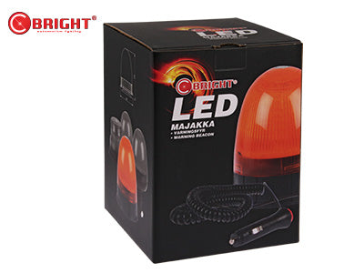 C-BRIGHT 12-24V 80 LED beacon, magnet mount, IP56, ECE R10, 142x172mm,
