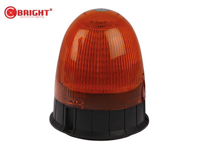 C-BRIGHT 12-24V 80 LED flashing light, orange, 142x160mm, IP56, ECE R10