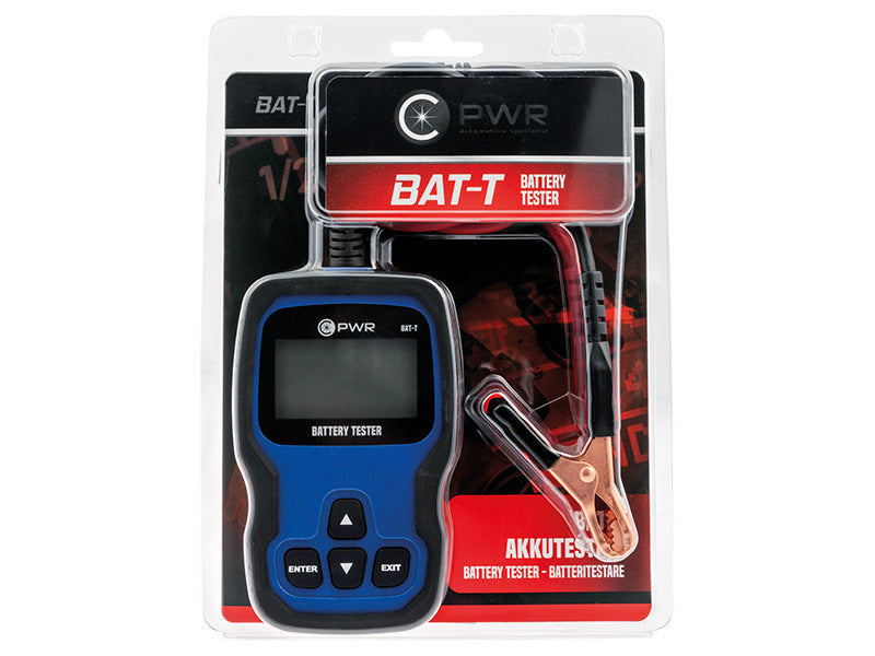 C-PWR BAT-T akumulatoru testers (12V/24V, 100–2000CCA)