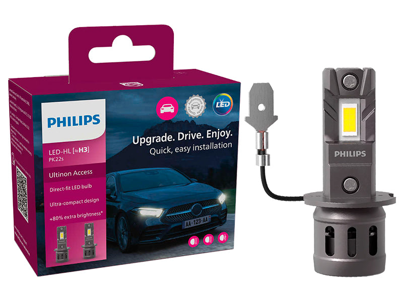 Пара светодиодных ламп головного света H3