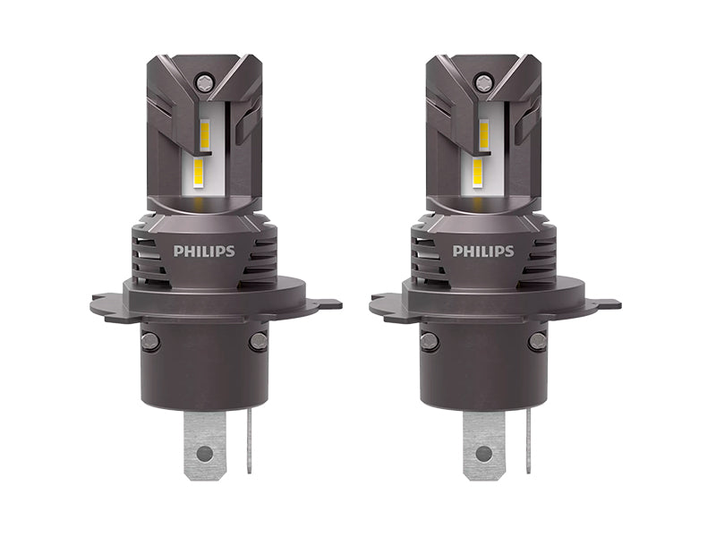 20W(1500/1000Lm) 12V LED-Priekšējo lukturu spuldžu pāris  H4/H19, P43t/PU43t-3, auksti balta gaisma 6000K