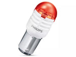 Philips Ultinon Pro3000 LED P21/5W sarkanas bremžu un aizmugures gaismas spuldzes 12 V BAY15d 50/20 lm komplekts 2 gab.