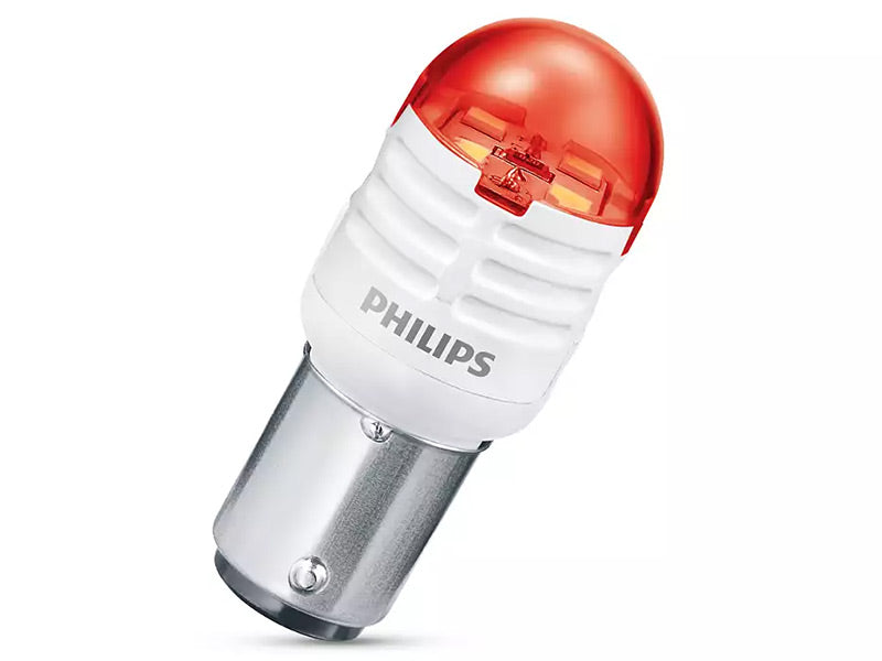 Philips Ultinon Pro3000 LED P21/5W sarkanas bremžu un aizmugures gaismas spuldzes 12 V BAY15d 50/20 lm komplekts 2 gab.