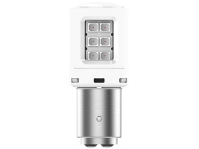 LED signāla spuldze P21/5W 12 V, sarkana, BAY15D, 2,7 W, komplekts (2 gab.)