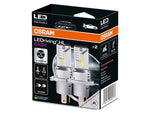 12V  18 W / 19 W LED auto spuldze H4/H19, auksti balta gaisma 6500K