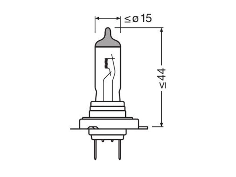 Галогенная автомобильная лампа OSRAM