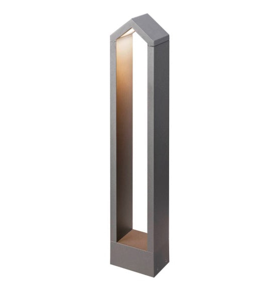 8W(360Lm) RASCALI 65 Pole накладной светодиодный светильник, антрацит, IP65, IK02, теплый белый свет 3000K
