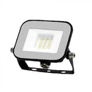 10W(735Lm) LED Spotlight, V-TAC SAMSUNG, IP65, black body and gray glass, warranty 5 years, cold white light 6500K