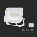 SUPERACTION_20W(1620Lm) LED-strålkastare, V-TAC SAMSUNG, IP65, vit, neutralvitt ljus 4000K