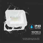 SUPERACTION_20W(1620Lm) LED-strålkastare, V-TAC SAMSUNG, IP65, vit, neutralvitt ljus 4000K