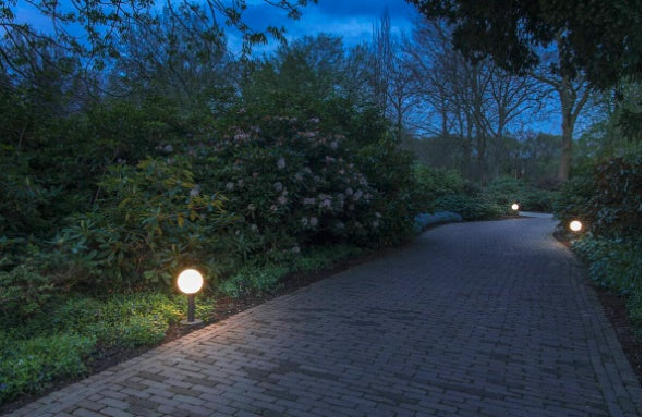 MAX 23W E27 GLOO PURE 44 Pole накладной светодиодный светильник, антрацит, IP44, IK02