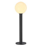 MAX 23W E27 GLOO PURE 70 Pole uz virsmas montējams LED gaismeklis, antracīts, IP44, IK02