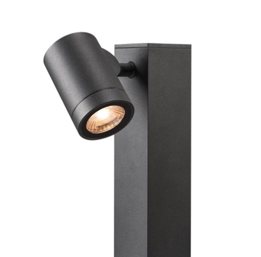 6.5W(440Lm) HELIA ühepoolne pinnapealne LED-valgusti, antratsiit, IK04, IP55, soe valge valgus 3000K