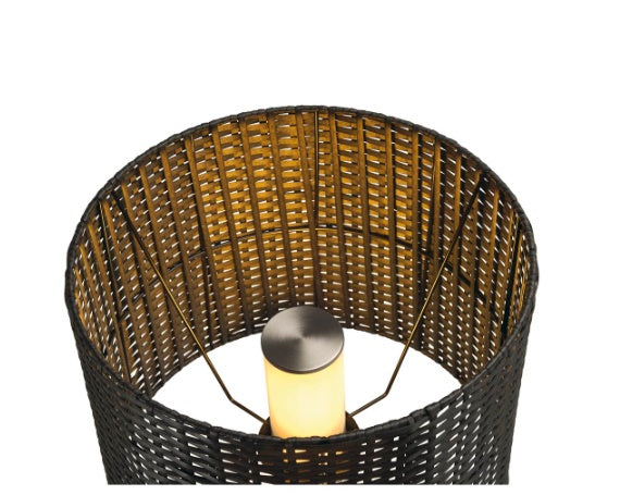 MAX 15W E27 ADEGAN MANILA S pinnapealne LED-valgusti, roostevaba teras/antratsiit, IP44, IK04