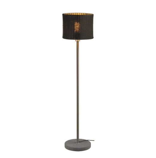 MAX 15W E27 ADEGAN MANILA S pinnapealne LED-valgusti, roostevaba teras/antratsiit, IP44, IK04