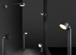 Накладной светодиодный светильник ESKINA Pole 14,5W(1000Lm), антрацит, IP65, IK02, нейтральный белый свет 4000K
