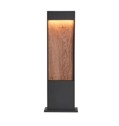10W(400Lm) FLATT POLE 65 uz virsmas montējams LED gaismeklis, matēts brūns/matēts antracīts, IK03, IP65, neitrāli balta gaisma 4000K