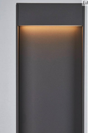 Накладной светодиодный светильник 10W(400Lm) FLATT POLE 100, матовый антрацит, IK03, IP65, нейтральный белый свет 4000K