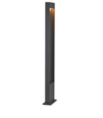 Накладной светодиодный светильник 10W(400Lm) FLATT POLE 100, матовый антрацит, IK03, IP65, нейтральный белый свет 4000K