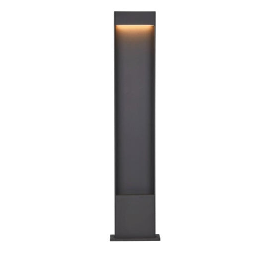 Накладной светодиодный светильник 10W(400Lm) FLATT POLE 100, матовый антрацит, IK03, IP65, нейтральный белый свет 4000K