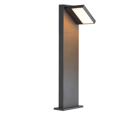 Накладной светодиодный светильник 12W(950/980Lm) ABRIDOR POLE 60, матовый антрацит, IP55, IK07, нейтральный белый 4000K