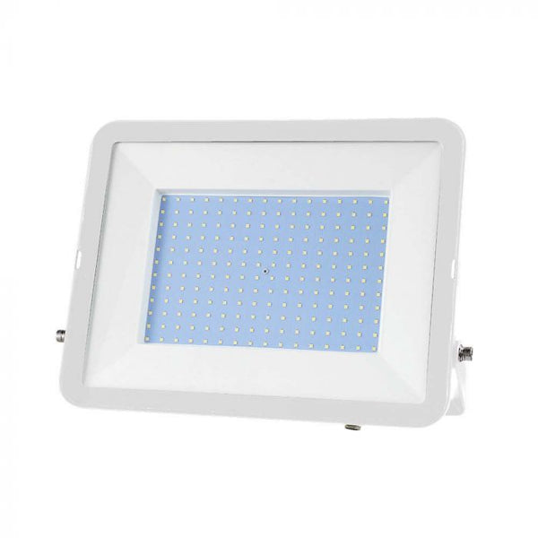 SALE_300W(26390Lm) LED valgusfoor, V-TAC SAMSUNG, IP65, valge korpus ja valge klaas, neutraalne valge valgus 4000K