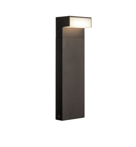 7W(490/530Lm) L-LINE OUT 50 FL POLE pinnapealne LED-valgusti, antratsiit, IP65, IK02, valge valgus 3000K / 4000K