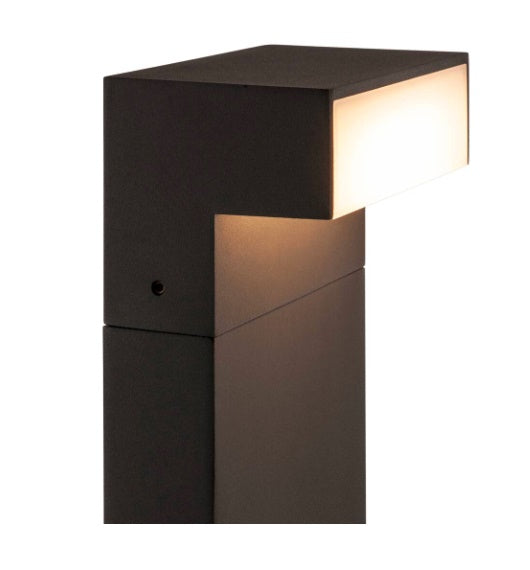 7W(490/530Lm) L-LINE OUT 50 FL POLE pinnapealne LED-valgusti, antratsiit, IP65, IK02, valge valgus 3000K / 4000K