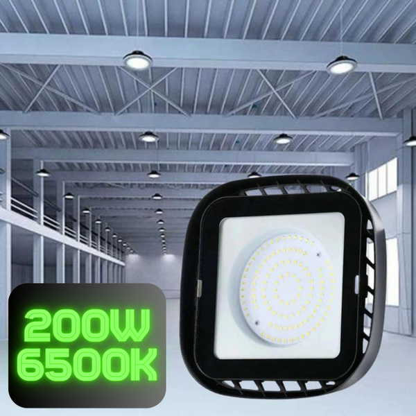 200W(17540Lm) LED noliktavas gaismeklis, V-TAC, IP65, IK05, auksti balta gaisma 6500K